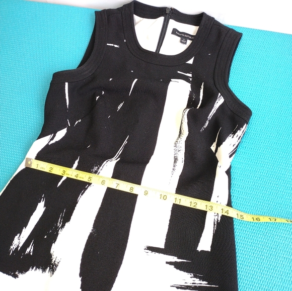 Banana Republic Pencil Colorblock Lined Shift Dress Size 0 - Picture 2 of 14